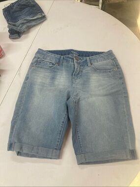 Time and Tru Light Blue Denim Jean Shorts